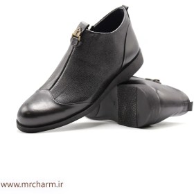 تصویر کفش ساق دار چرم مردانه mrc1122-03 
