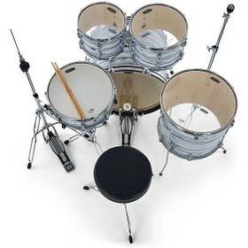 تصویر Mapex Tornado Studio Full Drum Kit – White 