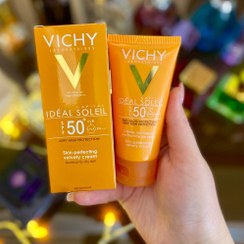 تصویر ضدآفتاب ویشی بی رنگ زنانه و مردانه اورجینال فرانسه 