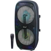 تصویر اسپیکر بلوتوثی کی برود KTS-1906 + میکروفون KBroad KTS-1906 Wireless Speaker