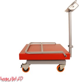 تصویر باسکول دیجیتال ۵۰۰ کیلویی چرخدار با یکسال ضمانت 