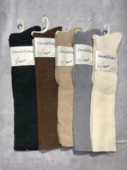 تصویر جوراب زیرزانو زنانه برند COCO & HANA طرح لاما پشمی 