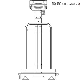 تصویر باسکول محک ثابت 200 کیلویی مدل MDS13000 MAHAK SCALE 200 kg MDS13000