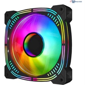 تصویر فن کیس مدل DF120251 Black ARGB DF120251 Black ARGB White Case Fan