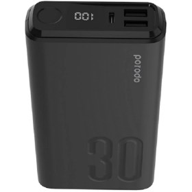 تصویر پاور بانک پرودو مدل PD-3094-BK ظرفیت 30000 میلی آمپر Porodo Powerbank 30000MAH 20W PD-3094