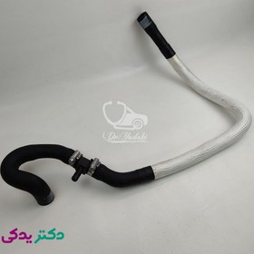 تصویر شیلنگ خروجی آب رادیاتور بخاری پژو 405 (موتور XU7) دو گانه سوز شرکتی ایساکو اصل 1080203899 