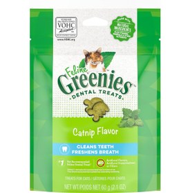 تصویر تشویقی تمیزکننده دندان گربه برند آمریکایی Greenies Greenies Dental Treats