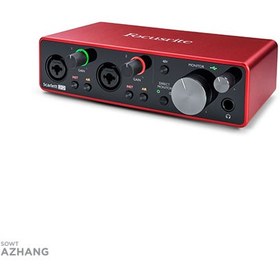 تصویر کارت صدا یو اس بی فوکوسرایت مدل Scarlett 2i2 G2 Focusrite Scarlett 2i2 G2