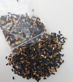 تصویر نگین حرارتی dmc مستعطیلی رزگلد 