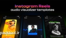 تصویر پروژه افتر افکت استوری تصویر سازی صوتی اینستاگرام audio visualizer template 