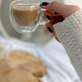 تصویر شات پیرکس دوجداره 