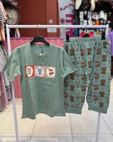 تصویر ست تیشرت شلوارک چیبی 