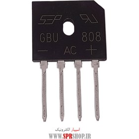 تصویر پل دیود 8A GBU808 شانه ای DIODE POL 8A SHANEI GBU 808