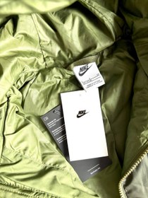 تصویر کاپشن سبز نایک 