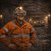 تصویر هدست واقعیت مجازی MineGuard مدل معادن 