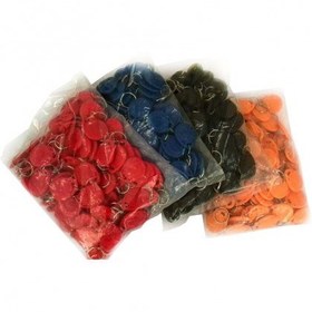 تصویر تگ RFID 125KHZ آبی مدل جاکلیدی 