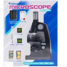 تصویر اسباب بازی مدل میکروسکوپ طرح چراغدار 450 برابر Medic 