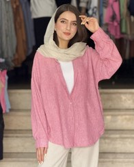 تصویر شومیز تابستانه لینن زارا رنگبندی زیبا 