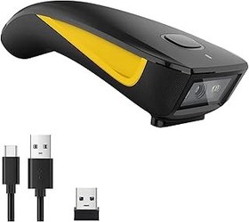 تصویر اسکنر کد qr kastwave ، مینی بارکد اسکنر بلوتوث سازگار ، کوچک قابل حمل USB 1D 2D اسکنر برای موجودی ، 2.4G خواننده تصویر بی سیم برای تبلت iPhone iPad iPad iOS IOS PC POS KASTWAVE QR Code Scanner, Mini Barcode Scanner Bluetooth Compatible, Small Portable USB 1D 2D Bar Code Scanner for Inventory, 2.4G Cordless Image Reader for Tablet iPhone iPad Android iOS PC POS