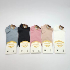 تصویر جوراب مچی طرح تدی کد 204 