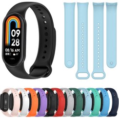 تصویر بند سیلیکونی دستبند سلامتی شیائومی Xiaomi Mi Band 8 Silicone Band 