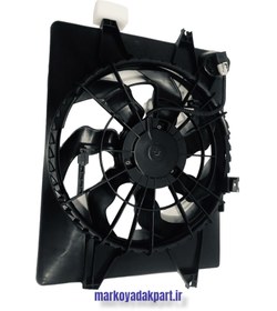 تصویر پک کامل فن رادیاتور هیوندای سوناتا ۲۰۱۱_۲۰۱۳ fan assy sonata YF