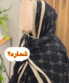 تصویر شال پیلیسه مشکی - ۱ 