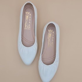 تصویر صندل زنانه کرم 