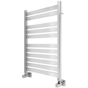 تصویر حوله خشک کن فلت کروم 80 