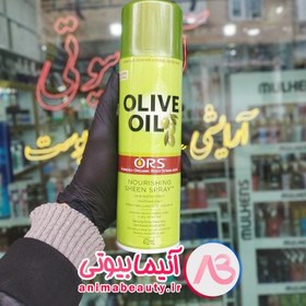 تصویر اسپری مو با روغن زیتون و درخشان‌کننده ۴۷۲ میلی‌لیتر برند olive oil Nourising Sheen Hair Spray Olive oil 472ml