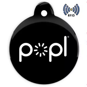 تصویر تگ NFC طرح جاکلیدی مدل پاپل 