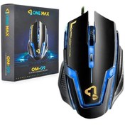 تصویر موس گیمینگ سیم دار ONE MAX مدل OM-G9 ONEMAX OM-G9 Gaming Mouse