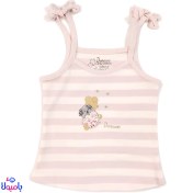 تصویر رکابی بند ماکارون دخترانه دانالو طرح ویولت 