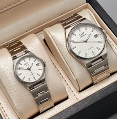 تصویر ساعت مچی مردانه کیو اند کیو مدل S21A-001VY با بند استیل 