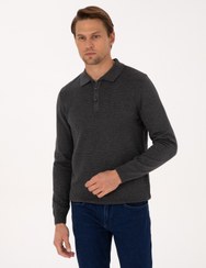 تصویر بافت مردانه آستین بلند راسته | پیر کاردین Pierre Cardin 50318036 