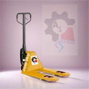 تصویر جک پالت حداکثر ظرفیت ۳تن با شاخک های کوتاه Short pallet jack with a maximum capacity of 3 tons with short forks