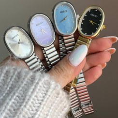 تصویر ساعت مچی زنانه گوچی مدل 26477 بند طلایی 