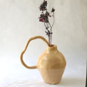 تصویر گلدان سرامیکی دفرمه 
