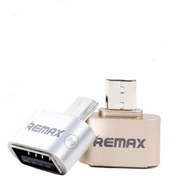 تصویر تبدیل او تی جی REMAX OTG MICRO USB2.0 T1 - نقره-ای / تضمین سلامت و اصالت کالا 