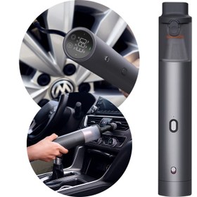 تصویر جارو شارژی و پمپ باد قابل حمل 13000 پاسکال لیدستو Lydsto Multivac 2 