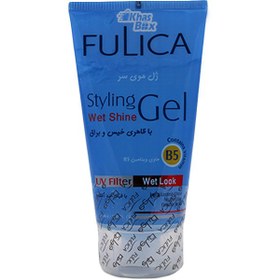 تصویر ژل موی فولیکا با ظاهر خیس و براق 150 میل Fulika Hair Wet And Shine Gel 150gr