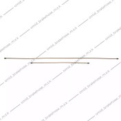 تصویر لوله ترمز چرخ عقب نیسان وانت (بار) - فابریک، مقاوم در برابر فشار و آبکاری ضد زنگ 