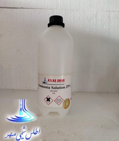 تصویر محلول آمونیاک ۲۵% - ۱ لیتری پلی اتیلن Ammonia Solution