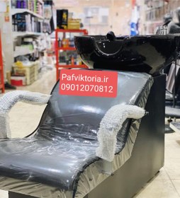 تصویر سرشور آرایشگاهی مبلی دسته فلز بغل چرم رنگ بندی مختلف ارسال به سراسر ایران 