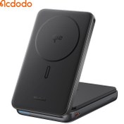 تصویر استند و پاوربانک وایرلس 20 وات 10000 هزار مک دودو مدل MCDODO MC-631 2 in 1 Qi2 Magnetic Power Bank With Phone Stand mc-6310