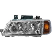 تصویر چراغ جلو پژو ۴۰۵ بهسازین کریستالی دو تیکه 