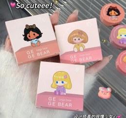 تصویر رژگونه کوشنی جی جی بیر gegebear مدل کره ای - شماره 1 انرژی تی نارنجی هلویی gegebear cushion blush