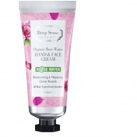 تصویر کرم مرطوب کننده گلاب دیپ سنس حجم 60 میلی لیتر Deep sense organic rose water moisturizing cream