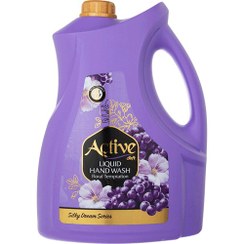 تصویر مایع دستشویی اکتیو ۴ لیتری بنفش 