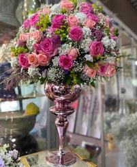 تصویر ‎جام گل بله برون با رنگ صورتی فلوبار 